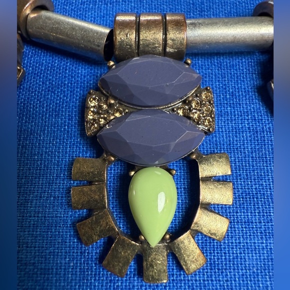 J. Crew Chunky Gold, Silver Statement Necklace - Picture 5 of 8